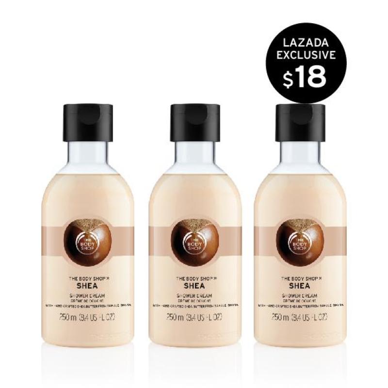 Buy The Body Shop Shea Shower Cream (250ML) Bundle Exclusive Singapore