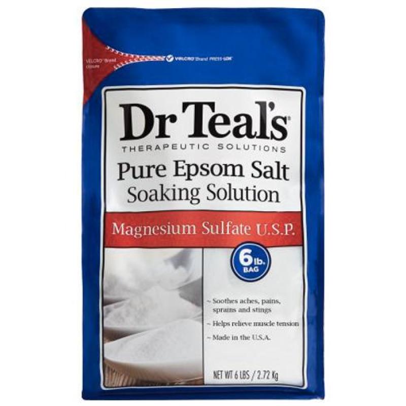 Buy Dr Teals Pure Epsom Salt Unscented 2.72kg / 6LBS Singapore