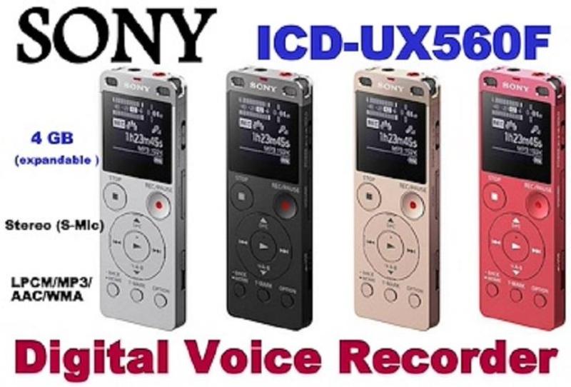 Sony 4GB Digital Voice Recorder ICD-UX560F Singapore
