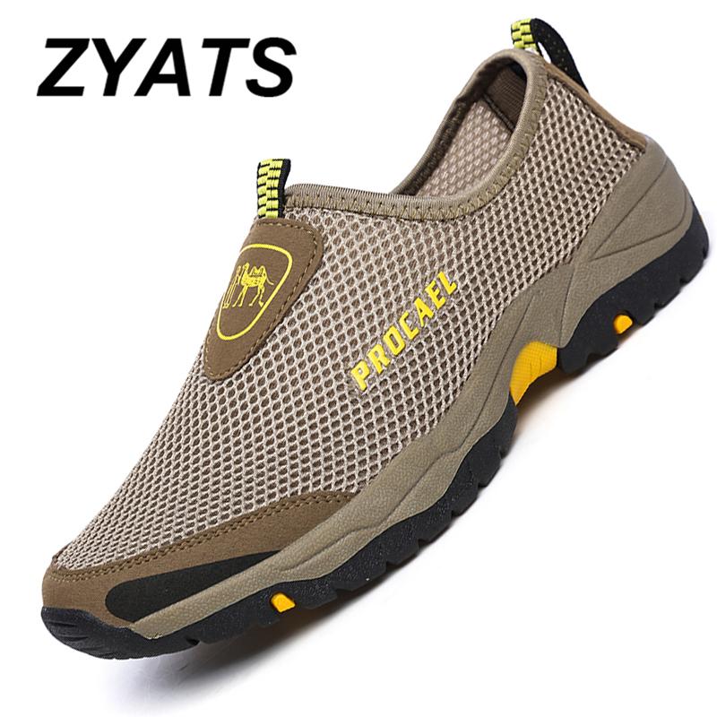 ZYATS รองเท้าตาข่ายระบายอากาศรองเท้าบุรุษสำหรับฤดูร้อนรองเท้าส้นเตี้ยแบบสวมรองเท้าลำลองน้ำหนักเบาระบายอากาศ ราคา 399 บาท*ส่งฟรี