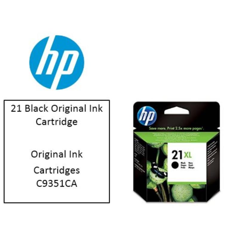 HP 21XL High Yield Black Original Ink Cartridge C9351CA For HP Deskjet 3940 / D2360 / D2460 / F380 / F4185 / HP Officejet 4355 / HP PSC 1410 Singapore