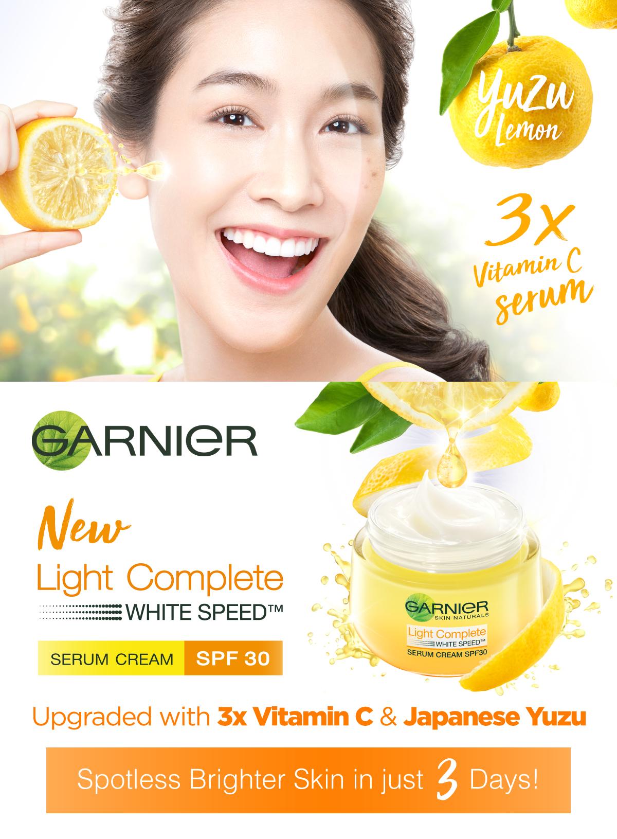 garnier yuzu day cream