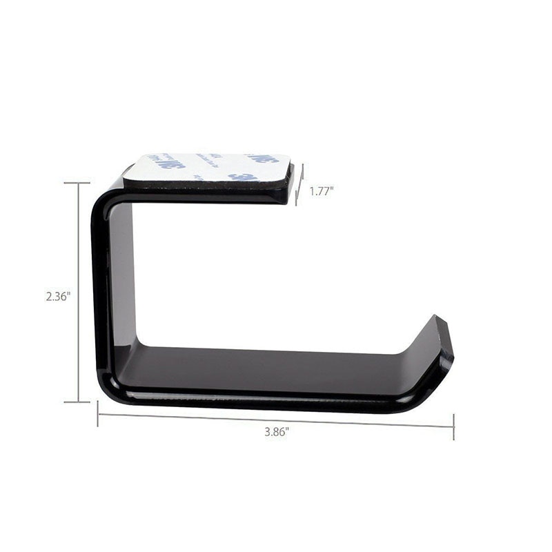 Durable Headphone Headset Holder Hanger Earphone WallDesk Display Stand Bracket Hanger Headphone Accessories (5)