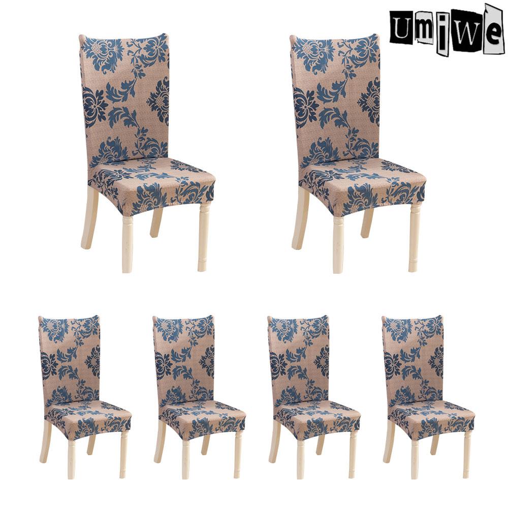 Decorative Pillows Insert Covers Lazada Sg Umiwe 6 X Soulfeel Soft Spandex Fit Stretch Short Dining Room Chair Covers With Printed Pattern