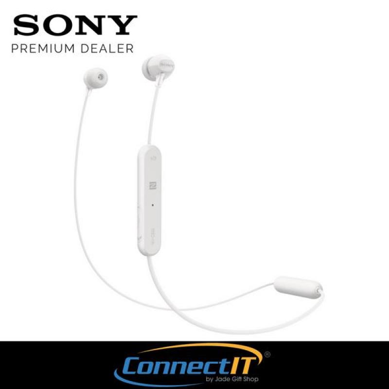 Sony WI-C300 Bluetooth Wireless Earbuds For Smartphones (White) Singapore