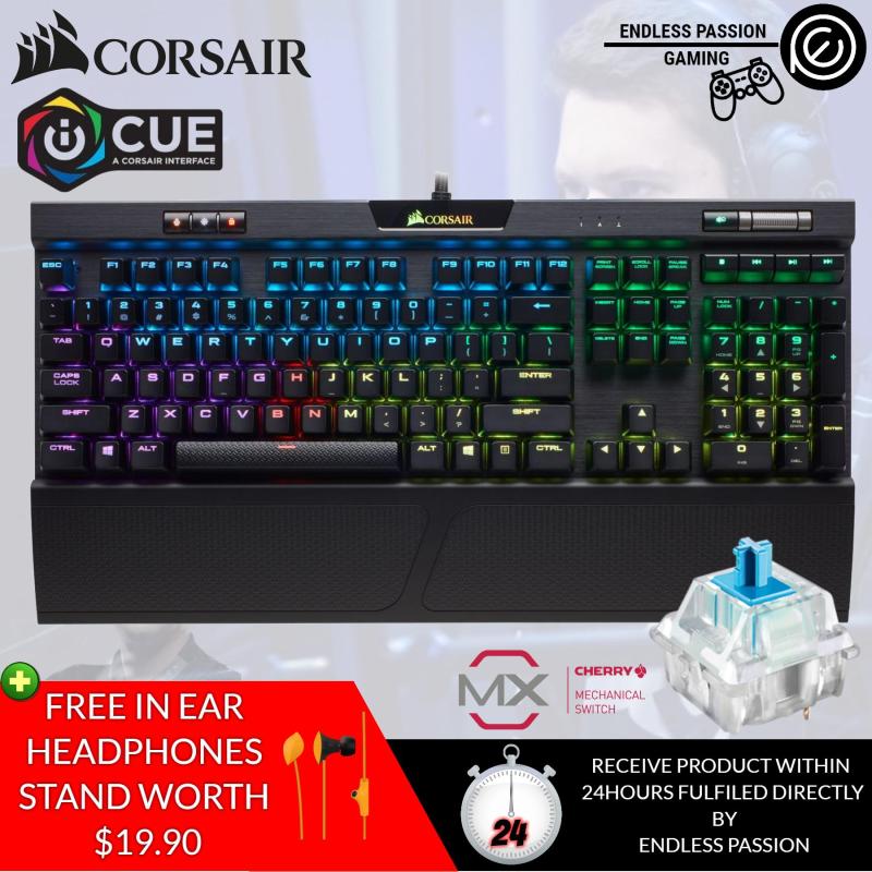 Corsair K70 MK.2 RGB Mechanical Gaming Keyboard - Cherry MX Blue Singapore