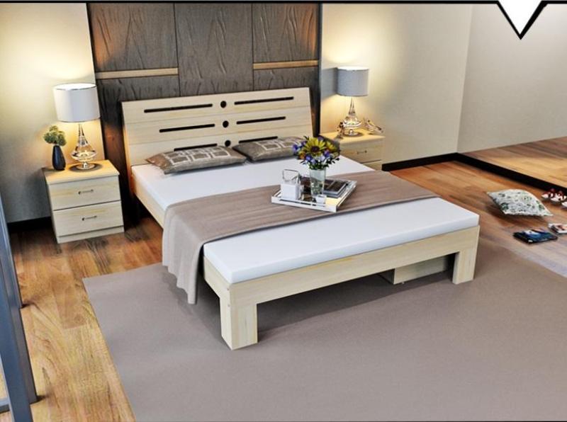 King Size Bed Fame – Nature Solid Wood