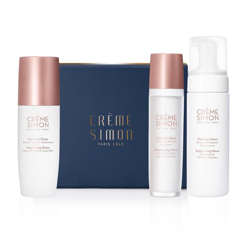 Buy Crème Simon Starters Essential Night Set (Facial Cleanser 150ml + Toner Mist 150ml + Night Moisturiser 50ml) Singapore