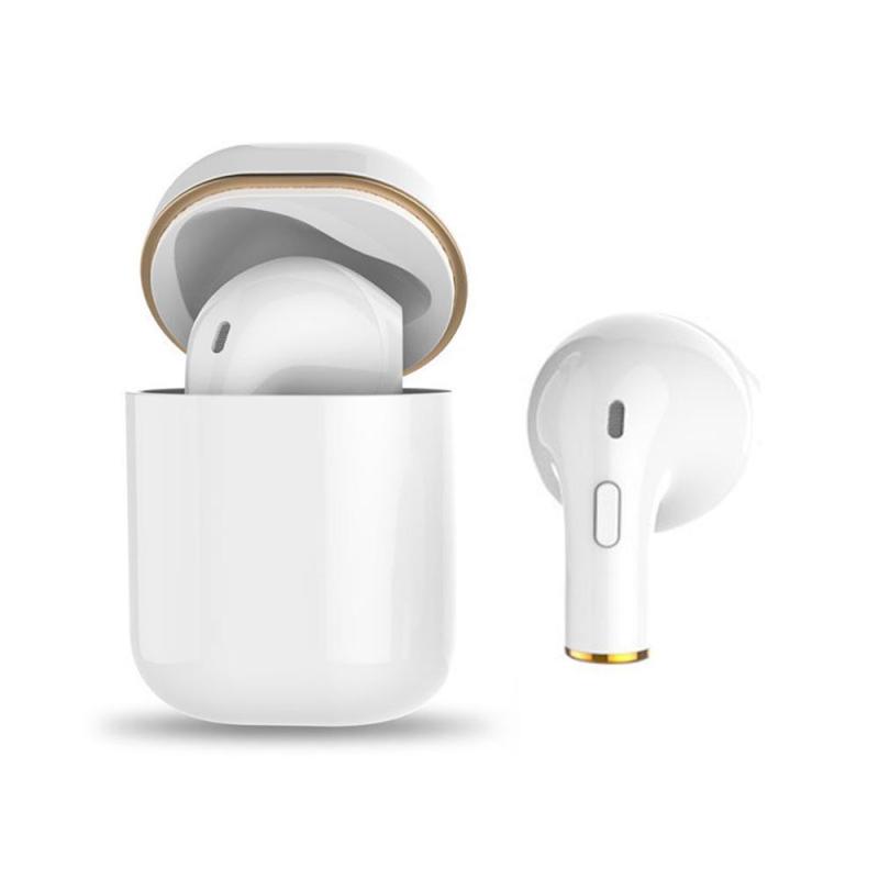 niceEshop Mini Portable Single Ear In-ear Button/Touch Screen Wireless Bluetooth 4.2 Headset With Charging Bin,DSP Intelligent Noise Reduction, Fully Compatible With IOS/Android. Singapore