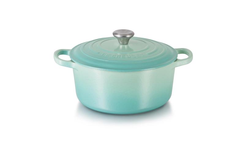 Le Creuset Cast Iron Round French Oven 20cm, Classic (Cool Mint) - Online Exclusive Singapore