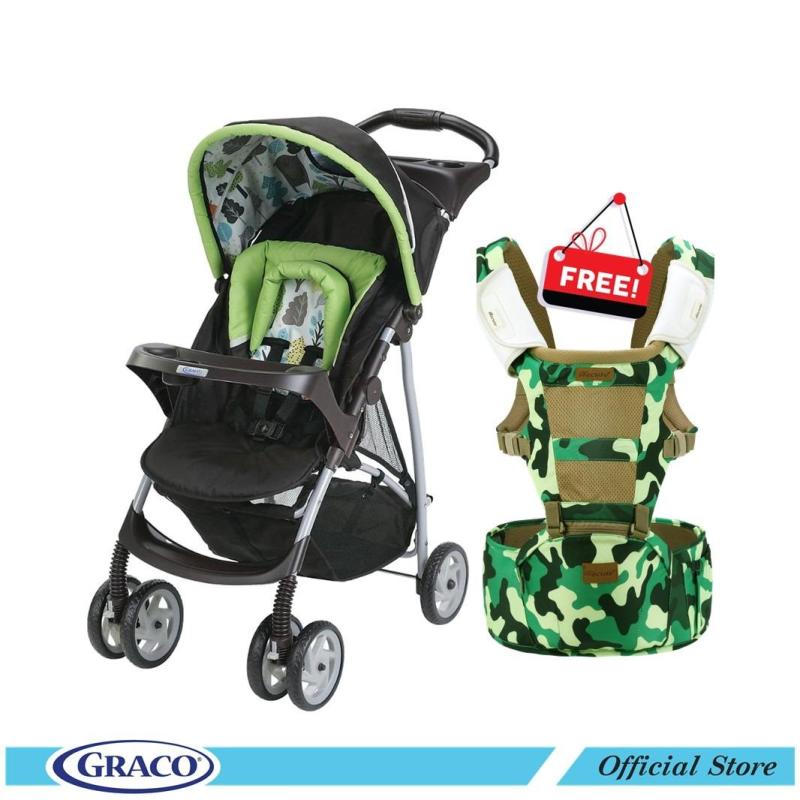 Graco Literider (Bear Trail) FREE Becute Hipseat Carrier Singapore