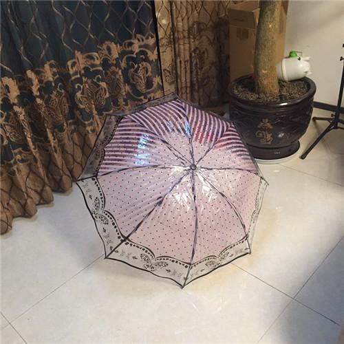 Dengan Payung Transparan Payung Apollo Meniru Langit Princess San Umbrella Transparan 0.7 Diskon Payung Modis