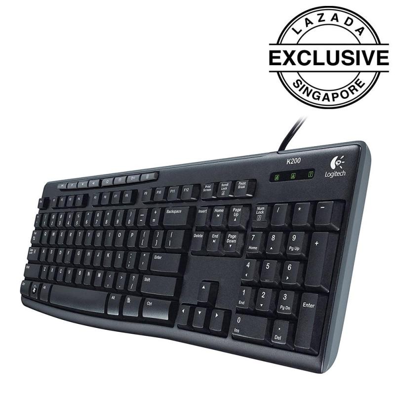 Logitech USB Media Keyboard K200 (Online Exclusive) Singapore