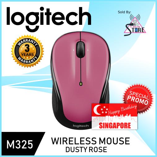 Logitech Wireless Mouse M325 Dusty Rose