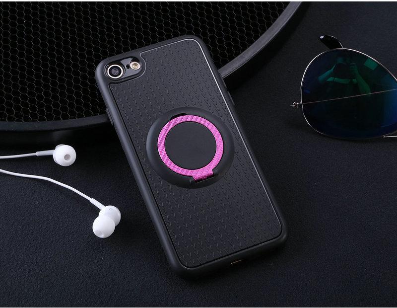 Case For Apple iPhone 7 Plus Car Magnetic Suction Bracket Finger Ring Soft TPU Back Cover for Apple iPhone 7 Plus Global Version