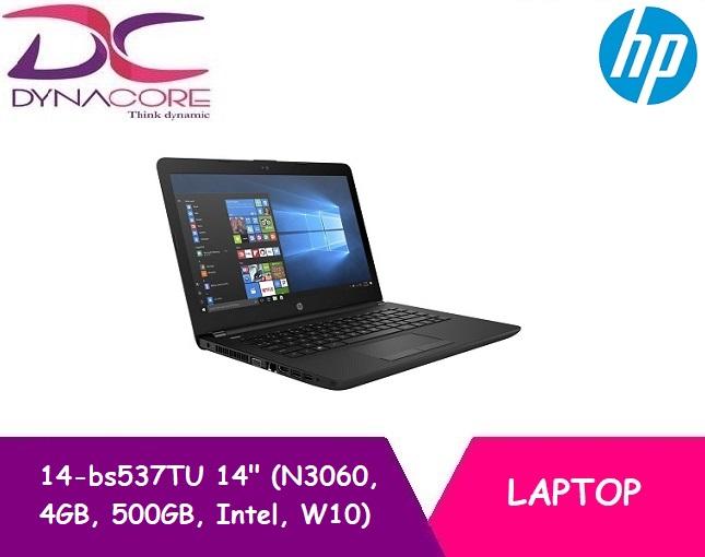 HP 14-bs537TU 14 Laptop Black (N3060, 4GB, 500GB, Intel, W10)