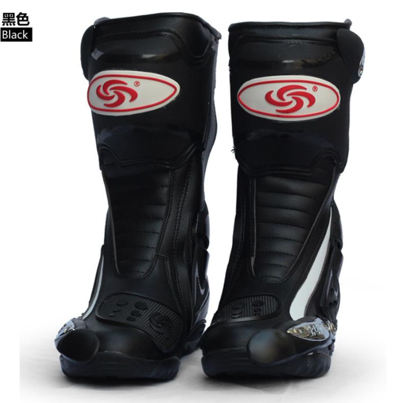 Ridingtribe รถจักรยานยนต์รองเท้าปั่นจักรยาน Boot ขับขี่บนถนน Medium รถจักรยานยนต์บุรุษรองเท้า By Plum Garden
