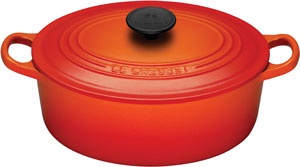 Oval Oven shown in Flame color