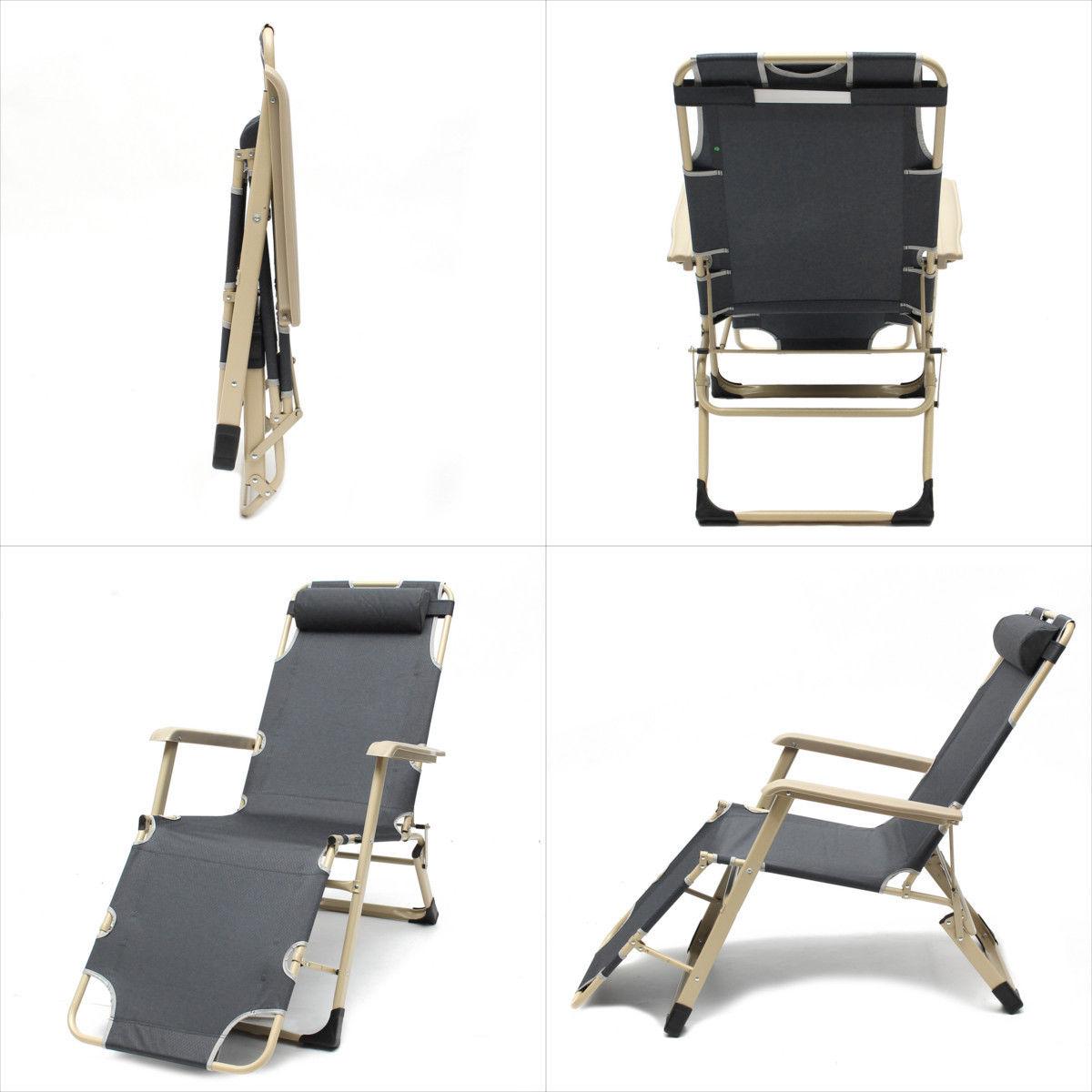 Cotton Cushion Foldable Chair/Beach Chair â Outdoor/Lying Bed/Reclining Chair