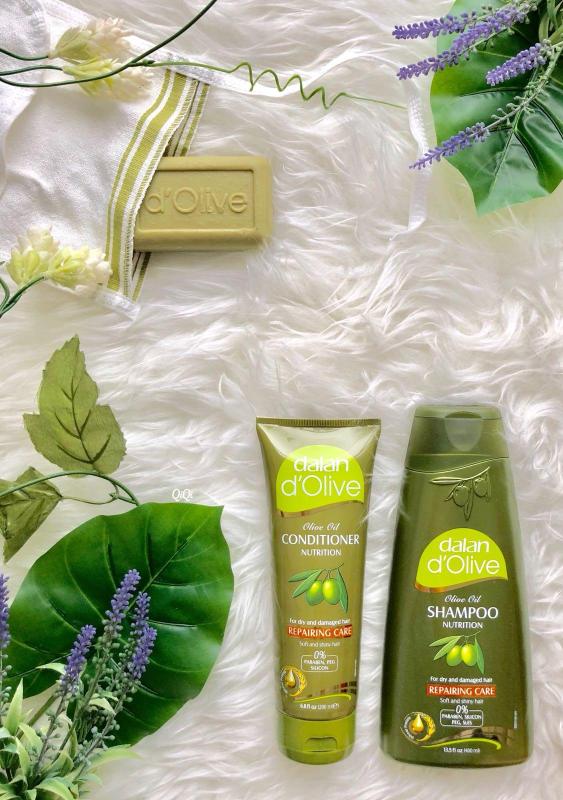 Buy Dalan Big Gift Set ( Repairing Shampoo + Conditioner +100% Olive Soap ) Singapore