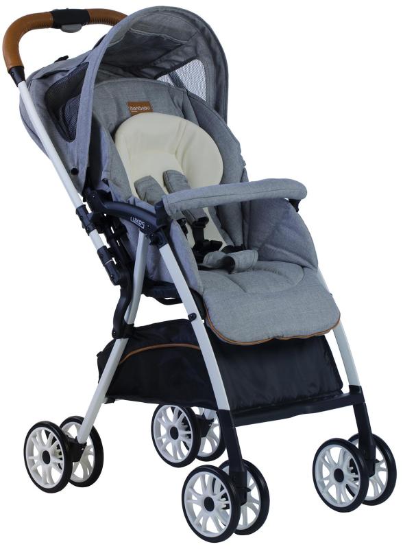 Bonbijou Luxos Light Weight Stroller (Light Grey) Singapore