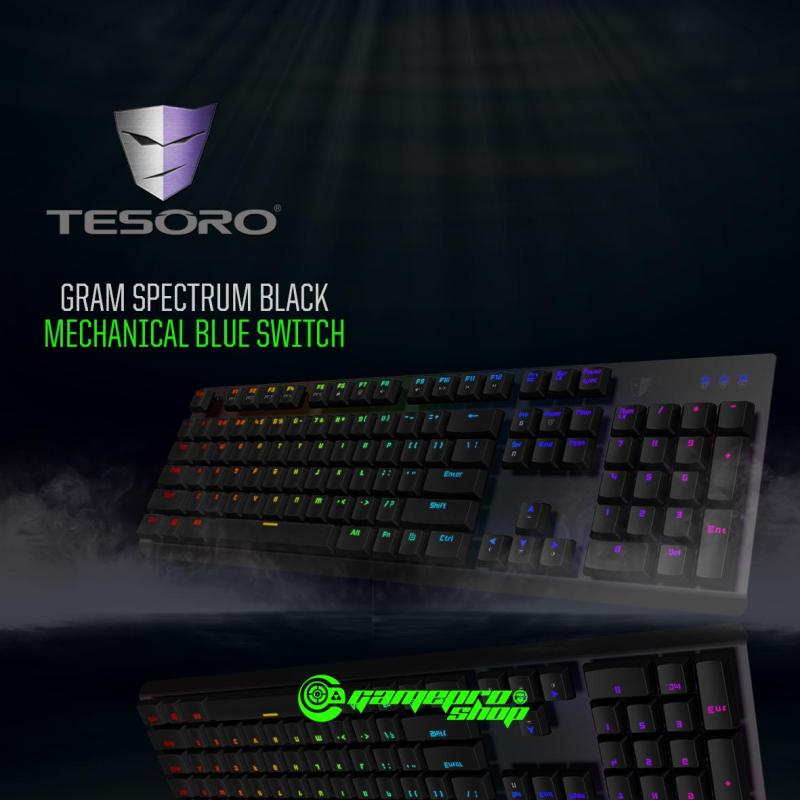 TESORO GRAM SPECTRUM BLACK MECHANICAL BLUE SWITCH Singapore
