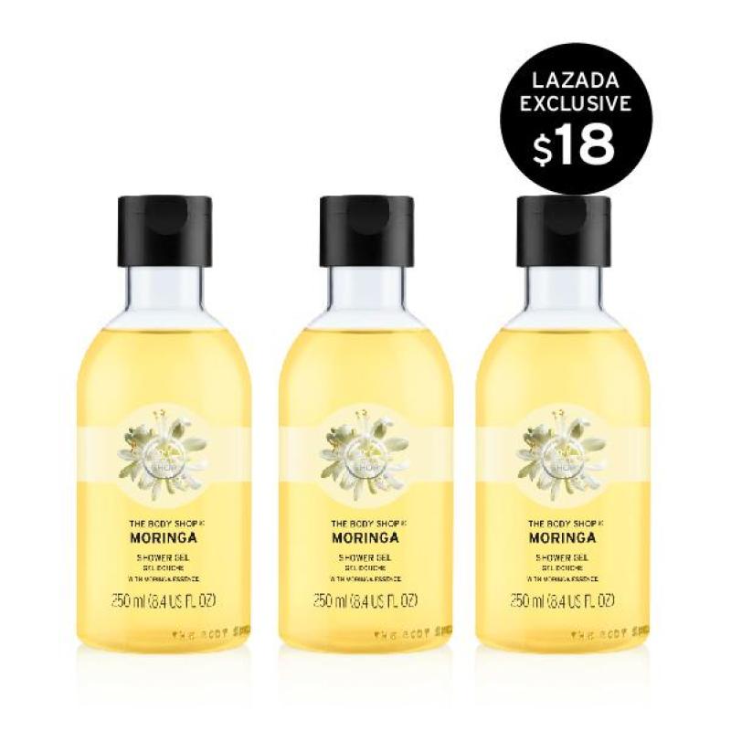 Buy The Body Shop Moringa Shower Gel (250ML) Bundle Exclusive Singapore