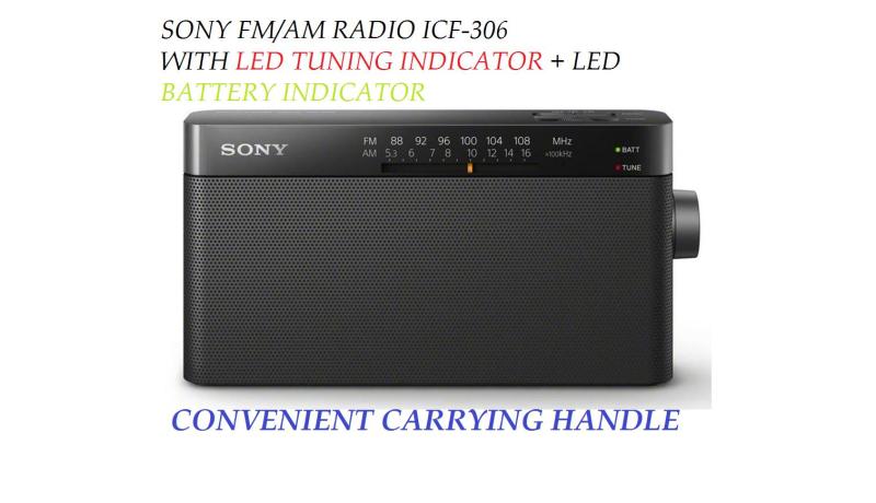 SONY PORTABLE FM/AM RADIO { ICF- P306 } Singapore