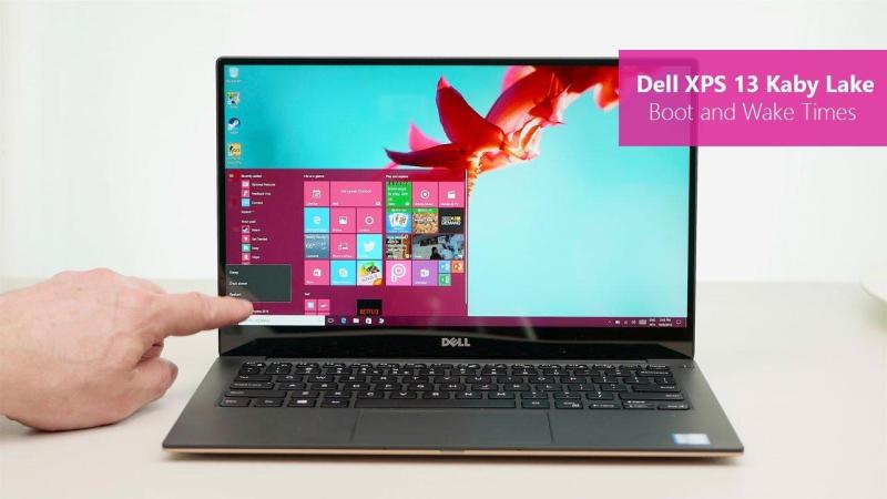 DELL New XPS 9365 7th Gen i7-7Y75 16GB RAM 256GB SSD Windows 10 Professonal 64 BIT 13.3 FULL HD touch display Black Color 1 Year Warranty by Dell