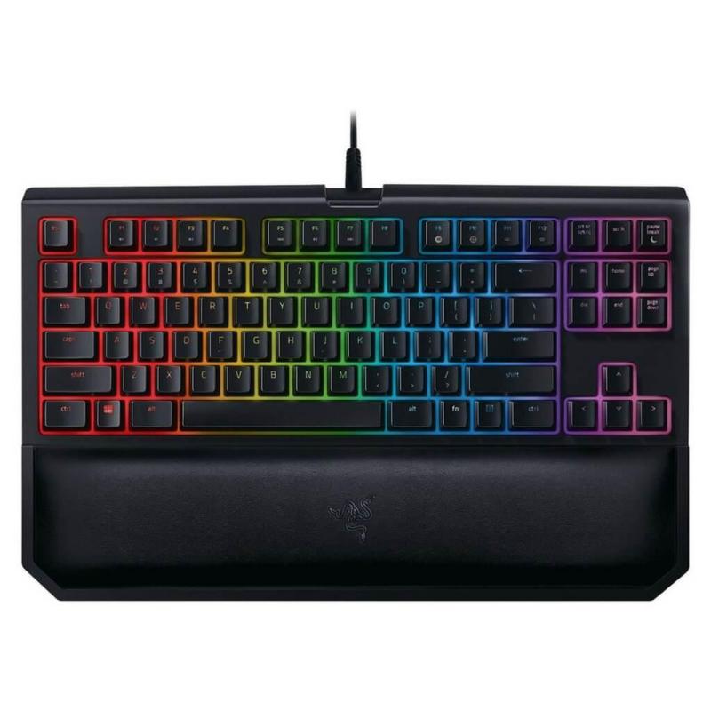 Razer BlackWidow Tournament Edition Chroma V2 Orange Switch Mechanical Gaming Keyboard Singapore