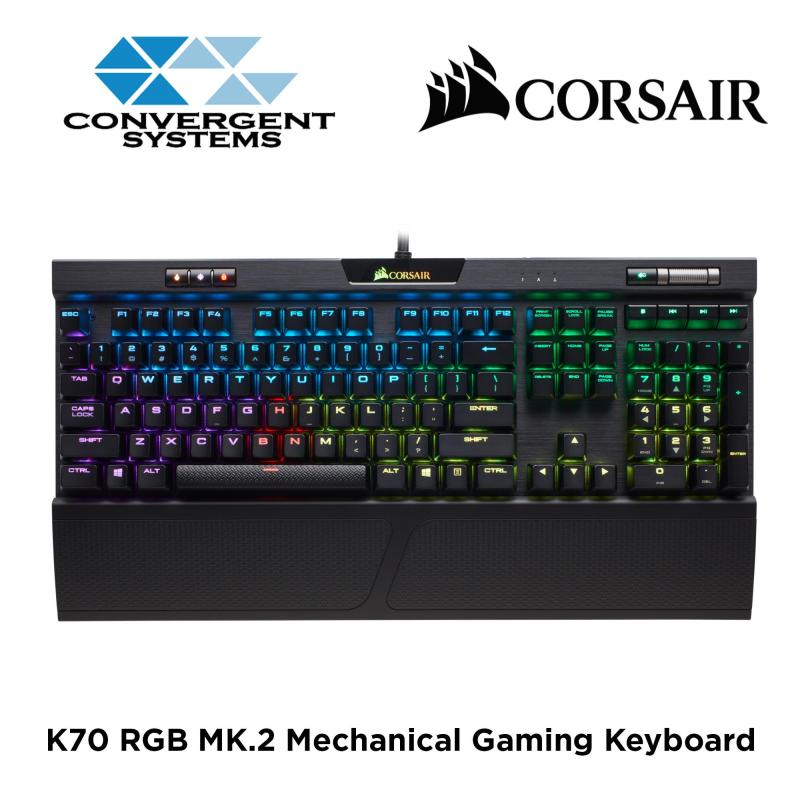 Corsair K70 RGB MK.2 Mechanical Gaming Keyboard - Cherry MX Red RGB Singapore