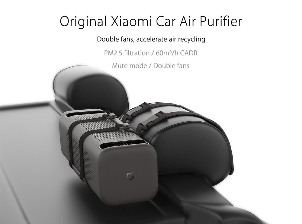 Original Xiaomi Double Fans Car Air Cleaner