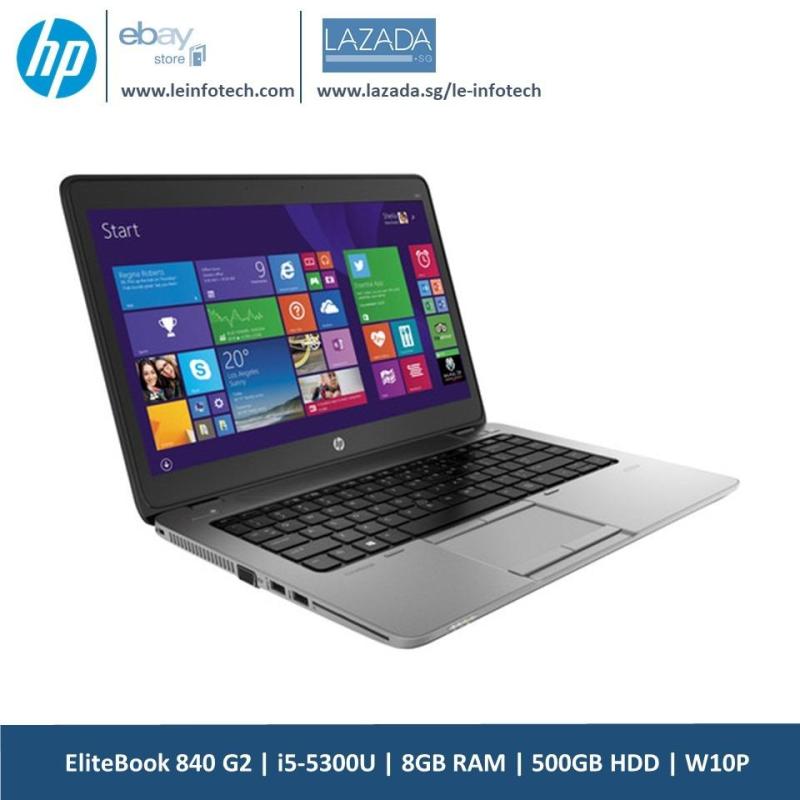 HP Elitebook 840 G2 Notebook intel i5-5300U #2.2Ghz 8GB RAM 500GB HDD 14in intel HD 5500 W10P 30 Days Warranty Used