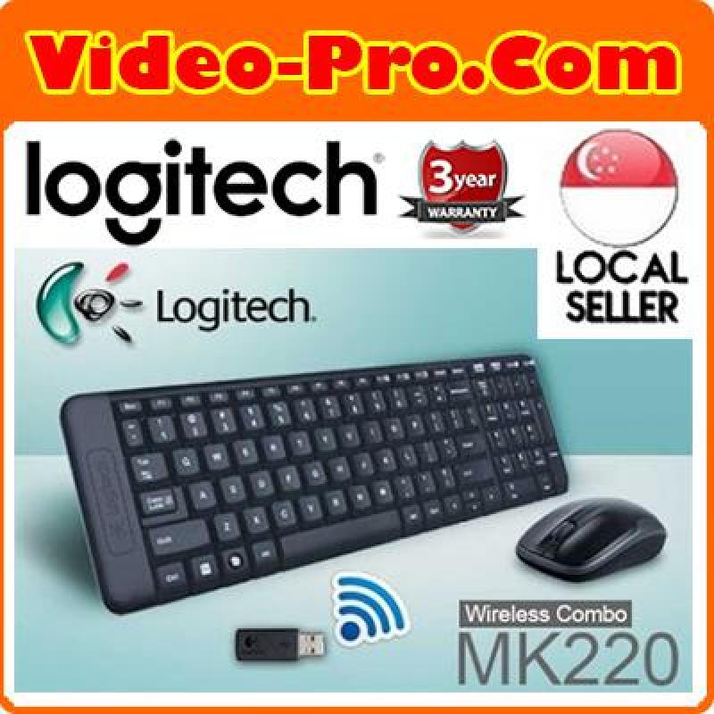 Logitech MK220 Wireless Keyboard And Mouse Combo 920-003235 3Years Local Warranty Singapore