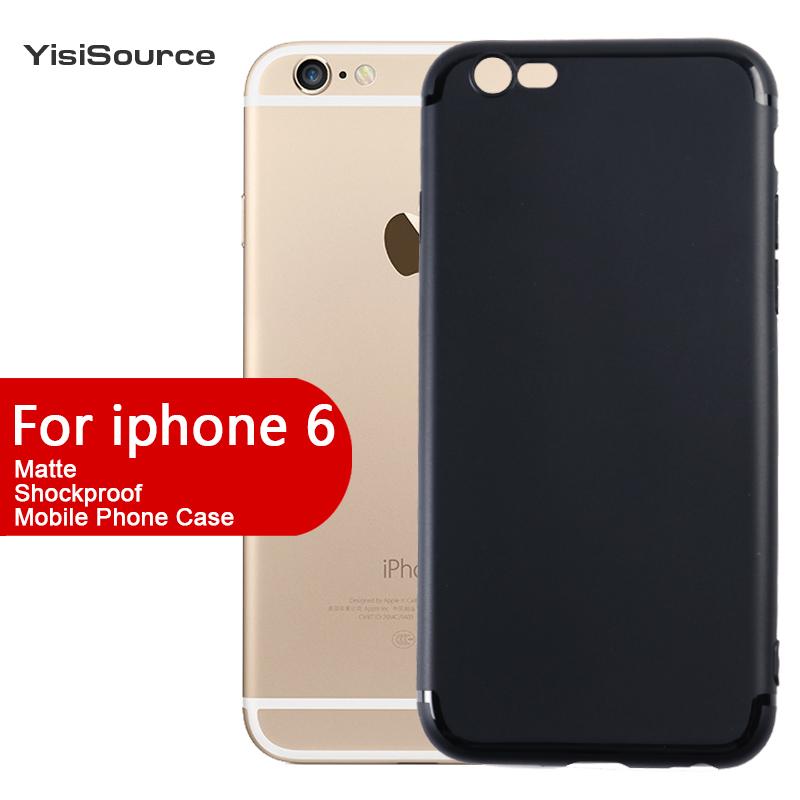 Untuk iPhone 6 Plus / 6s Plus Silicone TPU Kasus Telepon Terlaris Matte Cell Phone Cover