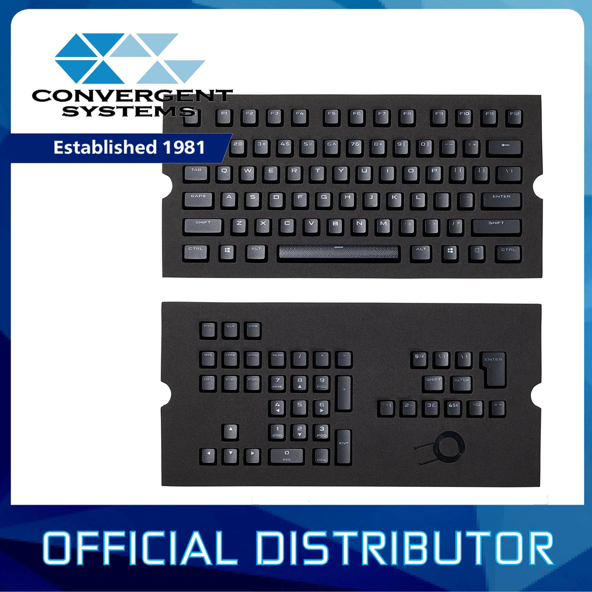 Corsair Gaming PBT Double-shot Keycaps Full 104/105-Keyset Singapore