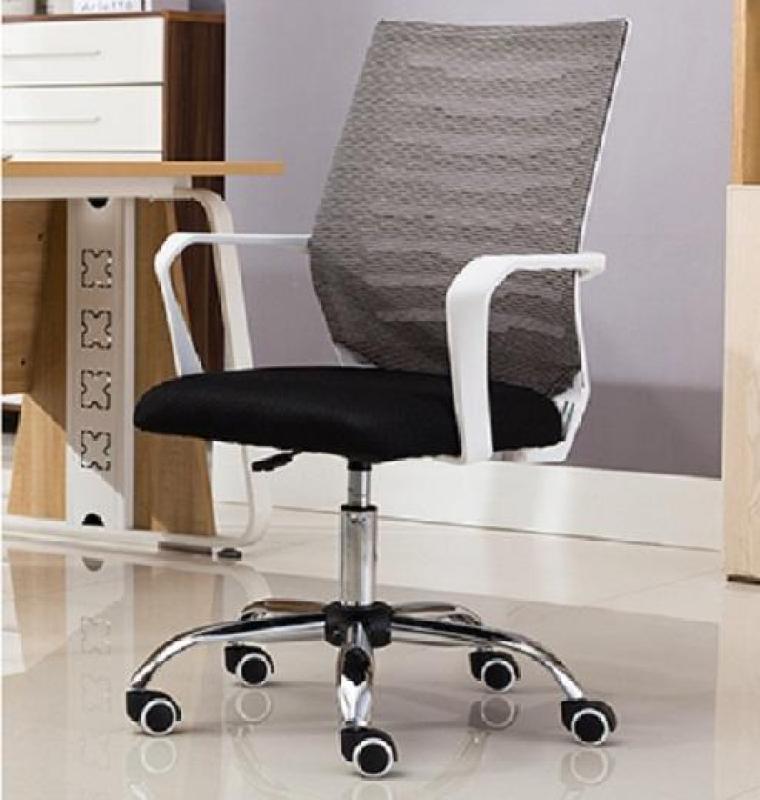 Ergonomic Mid-mesh office chair with Stainless Steel Dual Wheel Singapore