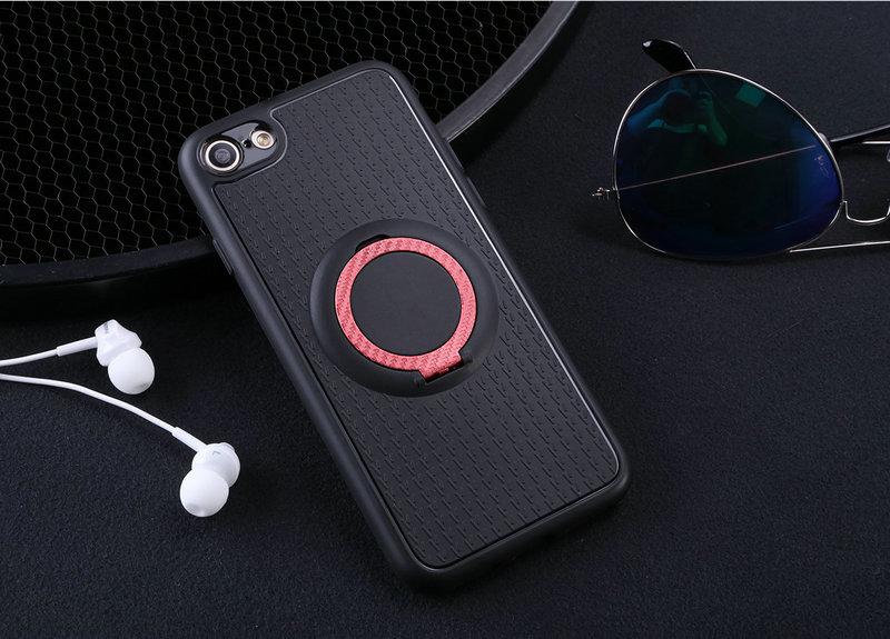 Case For Apple iPhone SE / 5s / 5 / 5c Car Magnetic Suction Bracket Finger Ring Soft TPU Back Cover for Apple iPhone SE / 5s / 5 / 5c Global Version - intl