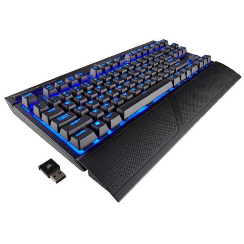 CS-CH-9145030-NA Corsair K63 Wireless Mechanical Gaming Keyboard — Blue LED — Cherry MX Red Singapore