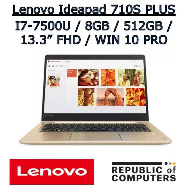 LENOVO IDEAPAD 710S-13IKB PLUS I7-7500U / 8GB / 512GB SSD / 13.3 FHD IPS / NVIDIA 2GB / WINDOW 10 PRO