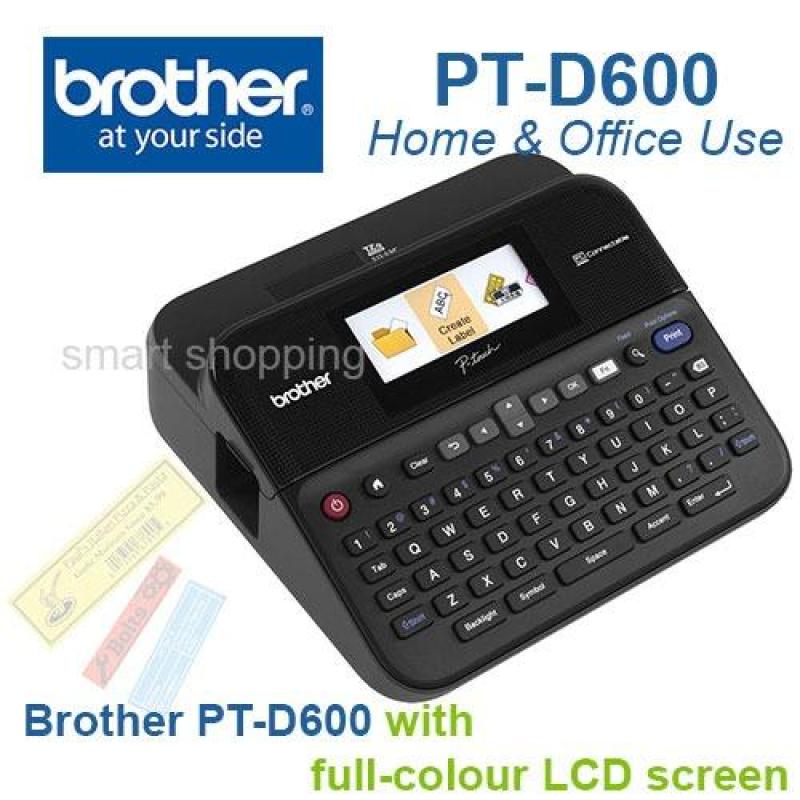Brother PT-D600 Home Office Portable Labeller with Color LCD Display Singapore