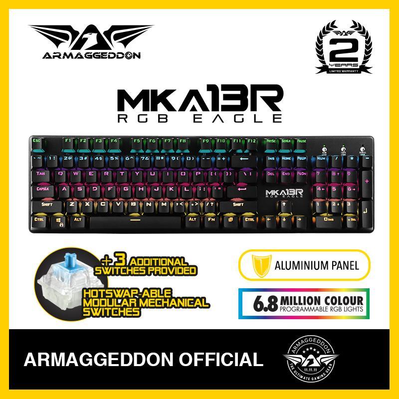 Fully Macro-able™ RGB Gaming Keyboard MKA-13R Armaggeddon