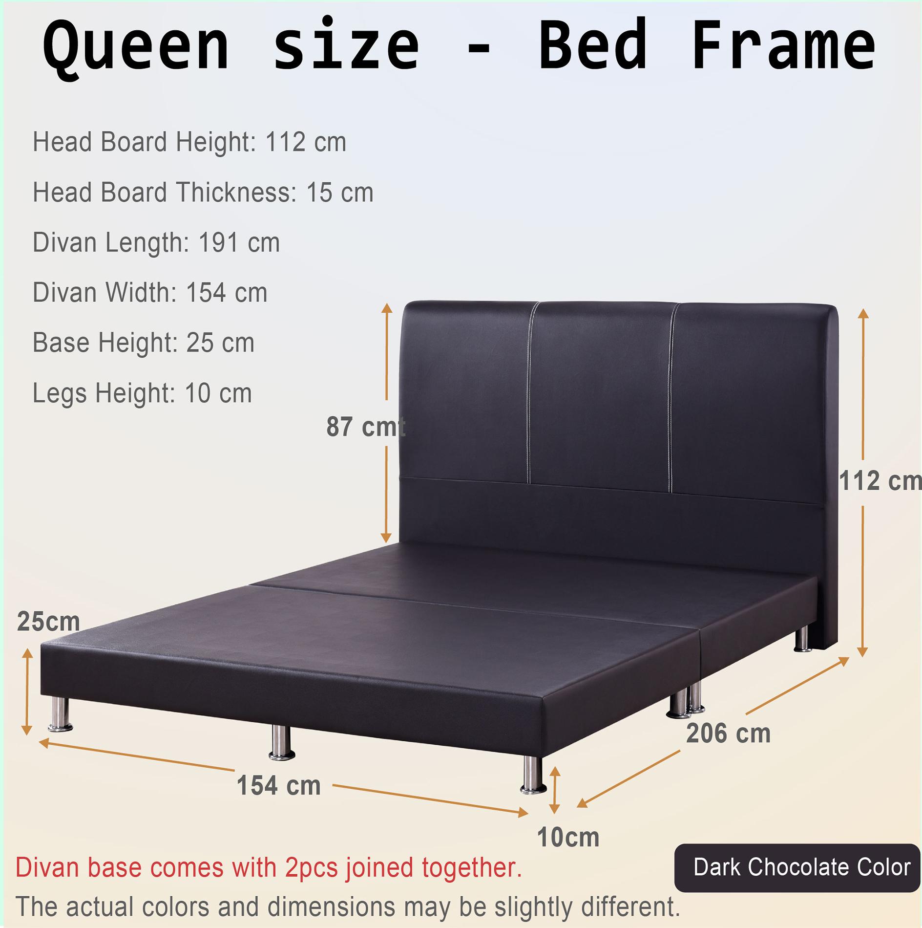 Queen Size Bed Frame Un402, Queen Size Bed Dimensions Cm Singapore