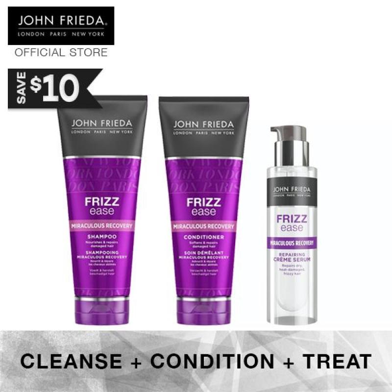 Buy Bundle - John Frieda Frizz Ease Miraculous Recovery Complete Set 1 (+ Cr�me Serum) Singapore