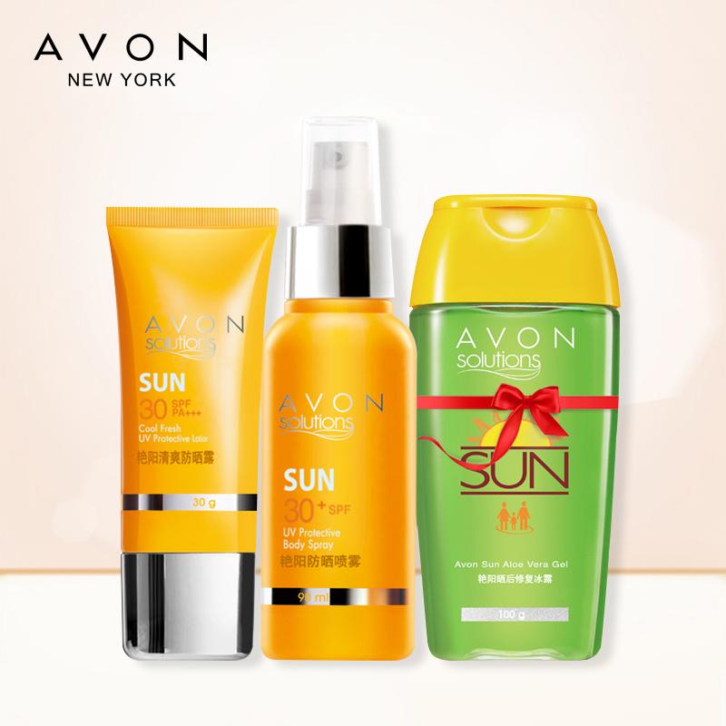 Avon Pelindung Terik Matahari Lu 90 Ml/100G Pelindung Terik Matahari Semprot Memperbaiki Menyegarkan
