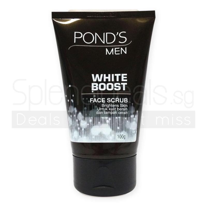 Buy (Pack of 6) PONDS MEN Face Scrub - White Boost 100g - 4733 Singapore