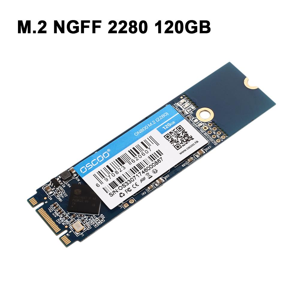 OSCOO M.2 NGFF 2260/2280 SSD Hard Drive High Speed 60GB 120GB 240GB SATA III Laptop Notebook