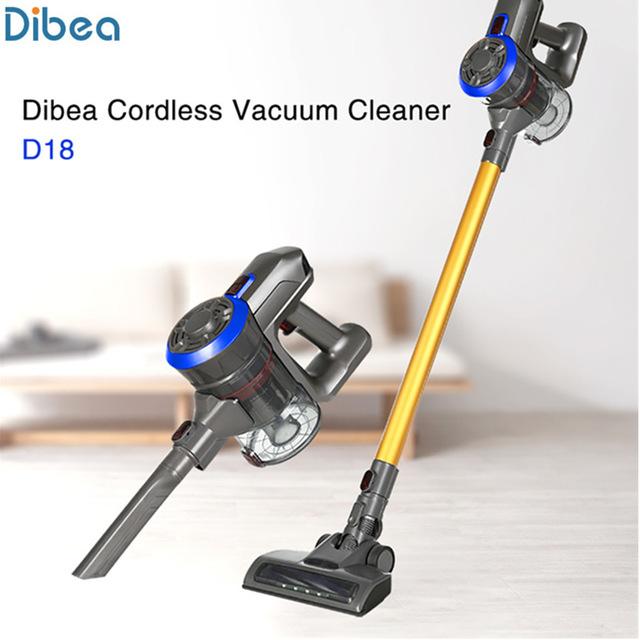 Dibea D18 Protable 2 In 1 Handheld Wireless Vacuum Cleaner Cyclone Dibea D18 Protable 2 In 1 Handheld Wireless Vacuum Cleaner Cyclone Filter 8500 Pa Strong Suction