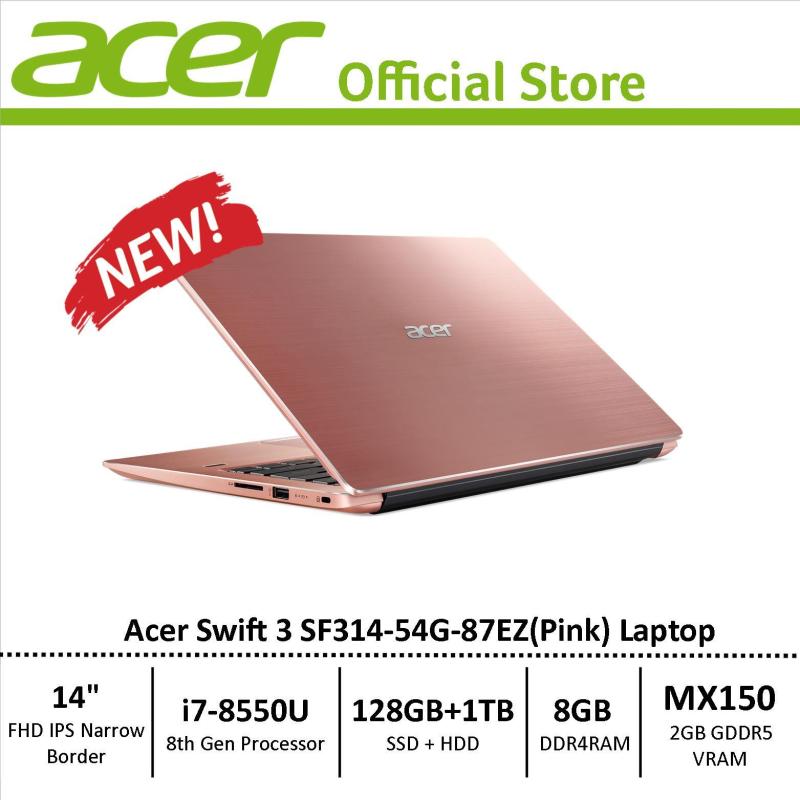 Acer Swift 3 SF314-54G Thin and Light Narrow Border Design Laptop - 8th Generation i7 Processor with NVIDIA Graphics Card