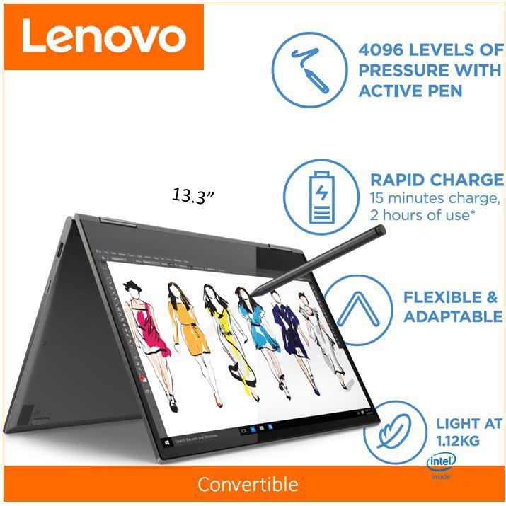 YOGA 730-13IKB 13 FHD IPS Touch I7-8550U IRON GREY 2 Year Local Warranty